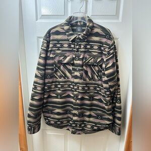 Volcom Men's Bowered Fleece Jacket Size Large